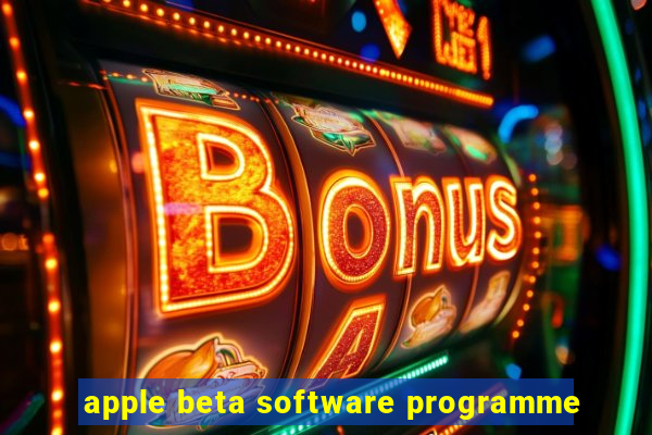 apple beta software programme